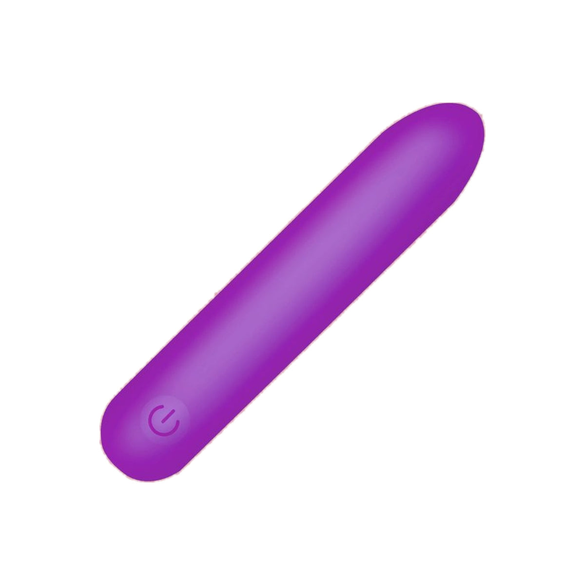 BANG AH718 Purple bala flexible de silicona sobre fondo blanco
